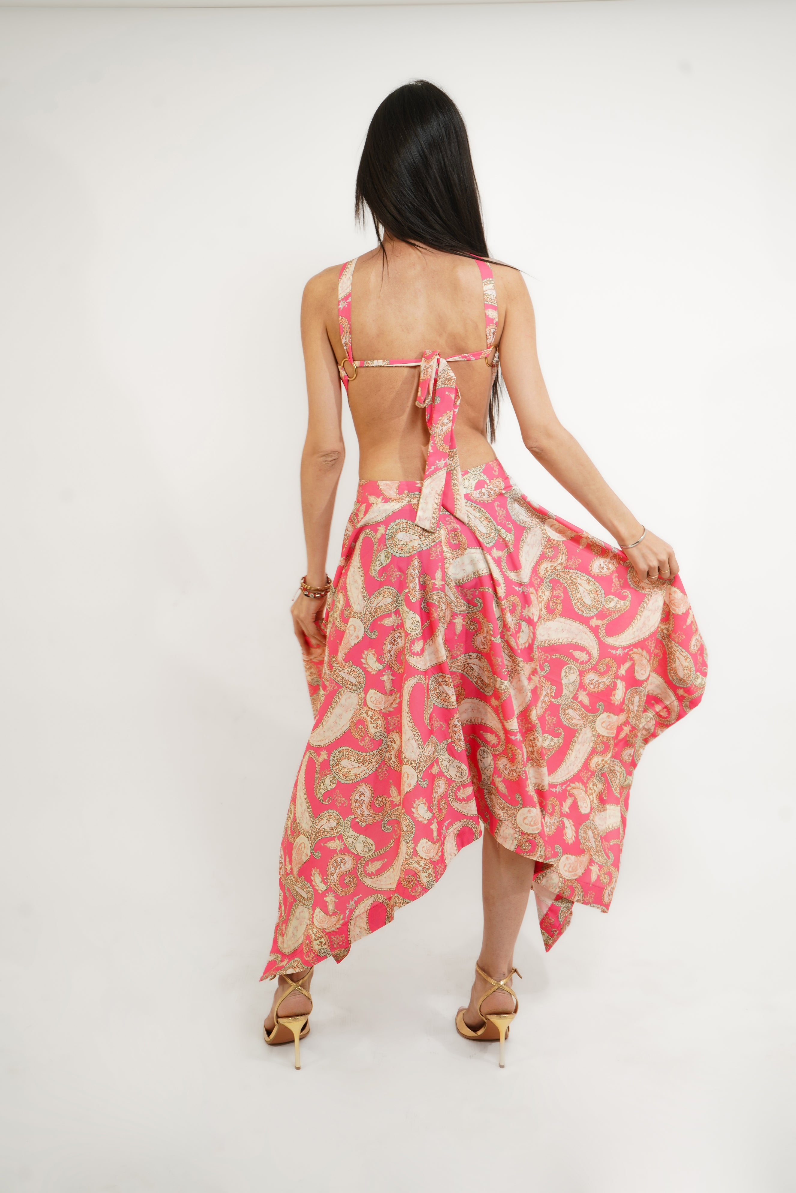 HALTER SHOULDER DRESS