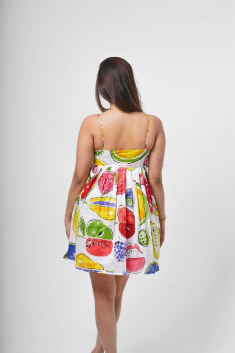 FRUIT PRINT DRESS
