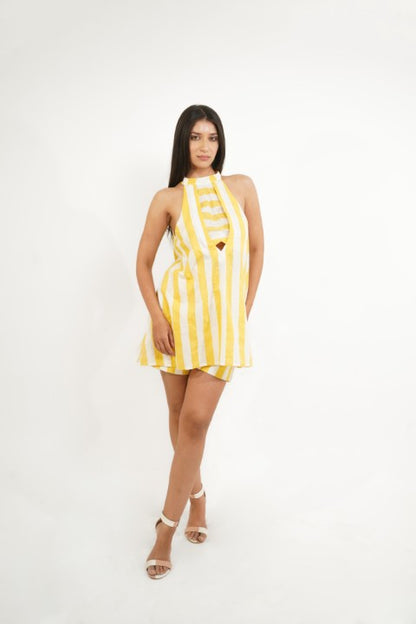 YELLOW STRIPE CORD-SET