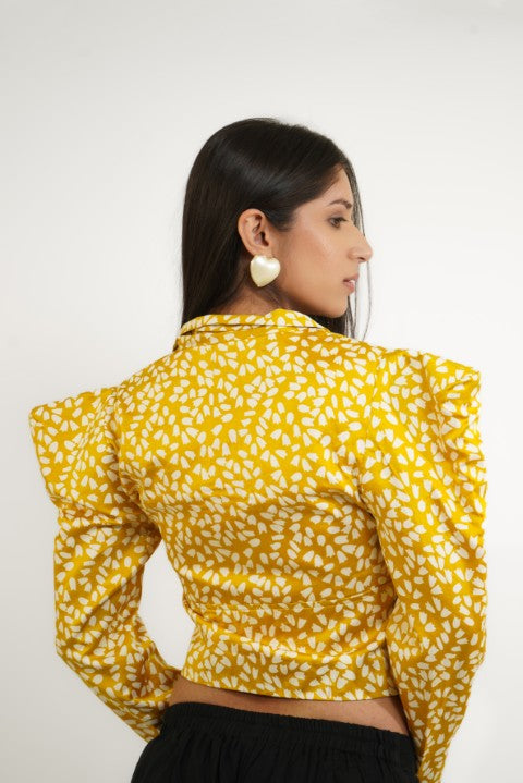 GIALLO BLEZER TOP