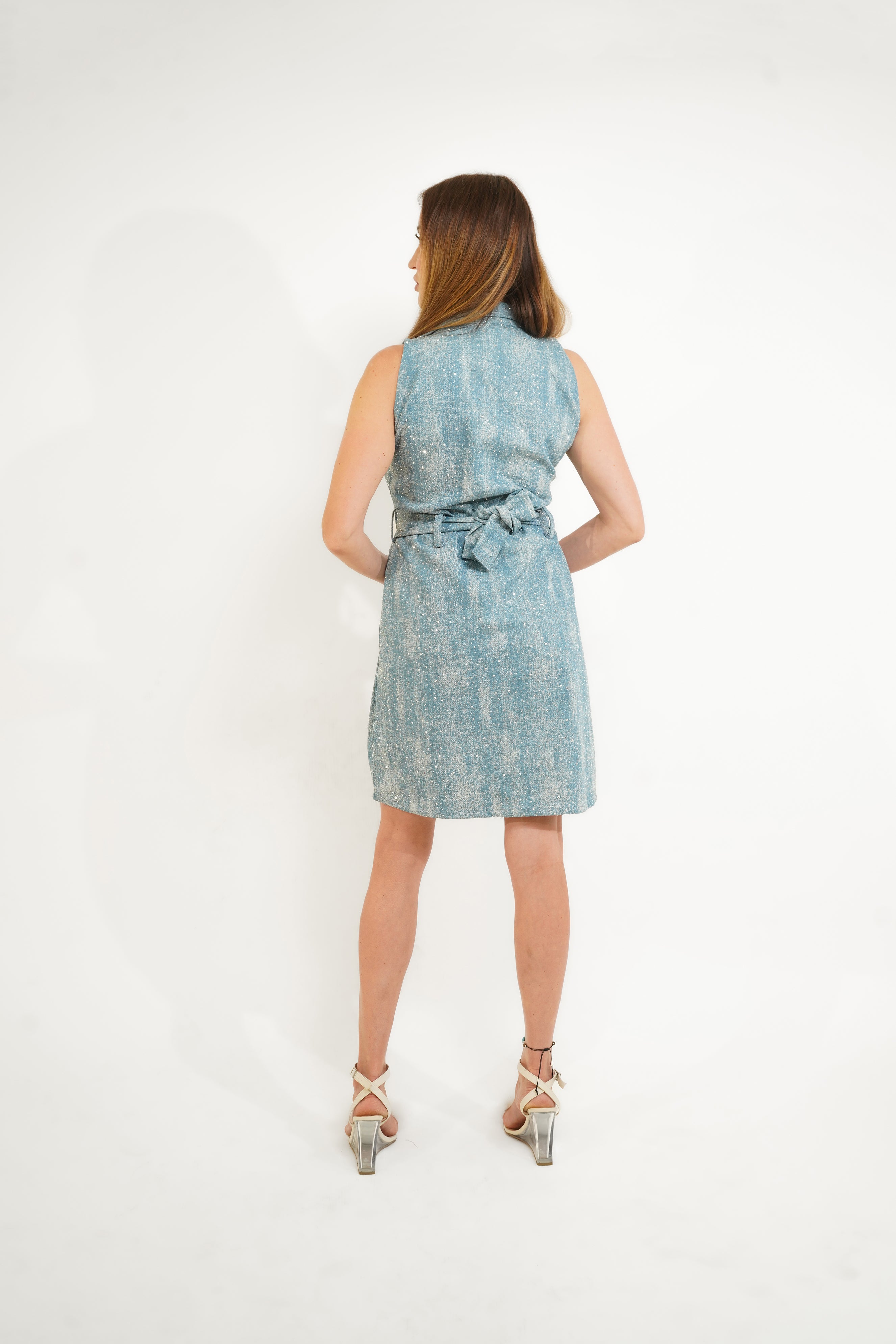 BELTED SHIRT DRESS