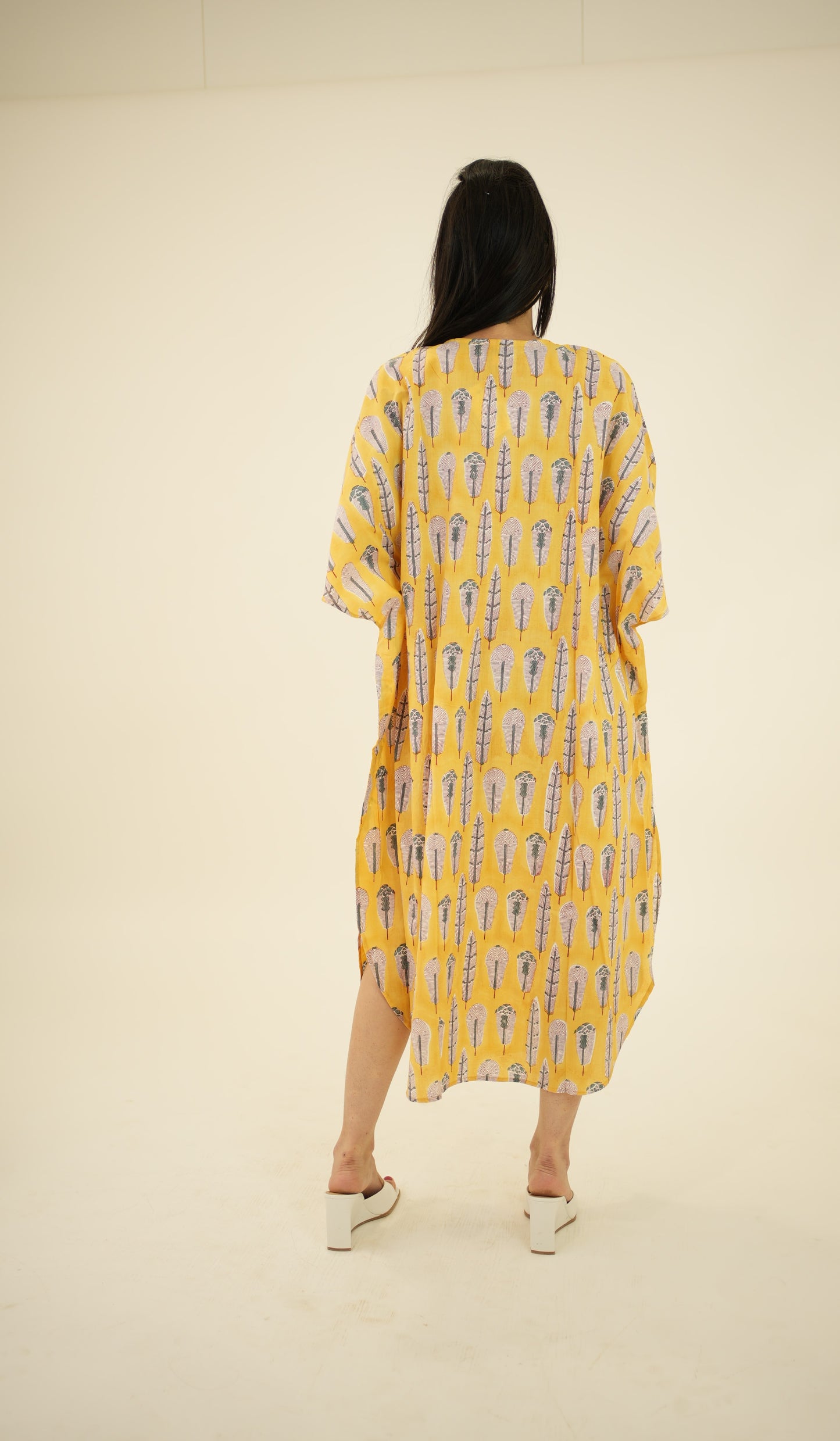 FEATHER KAFTAN