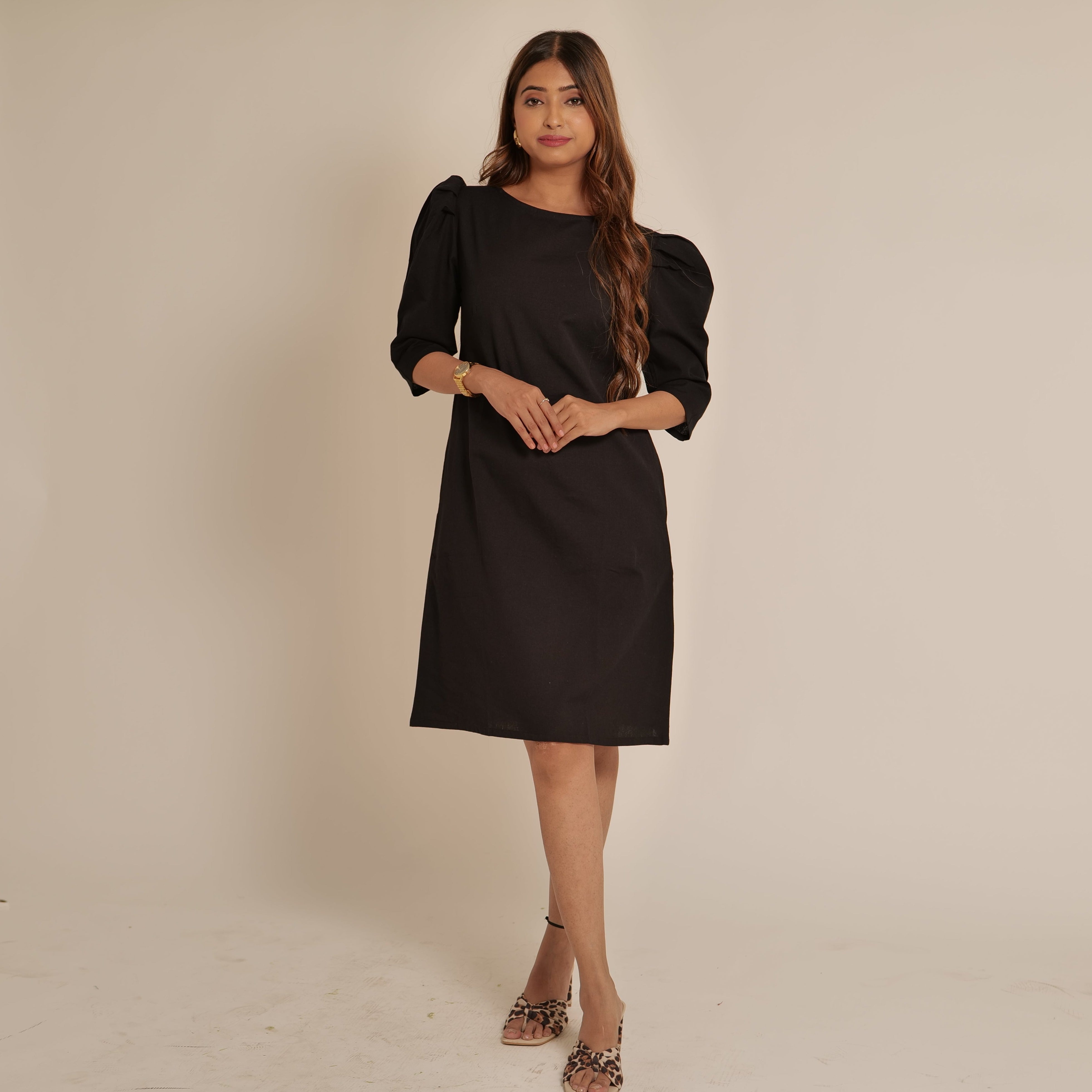 BLACK JULI DRESS